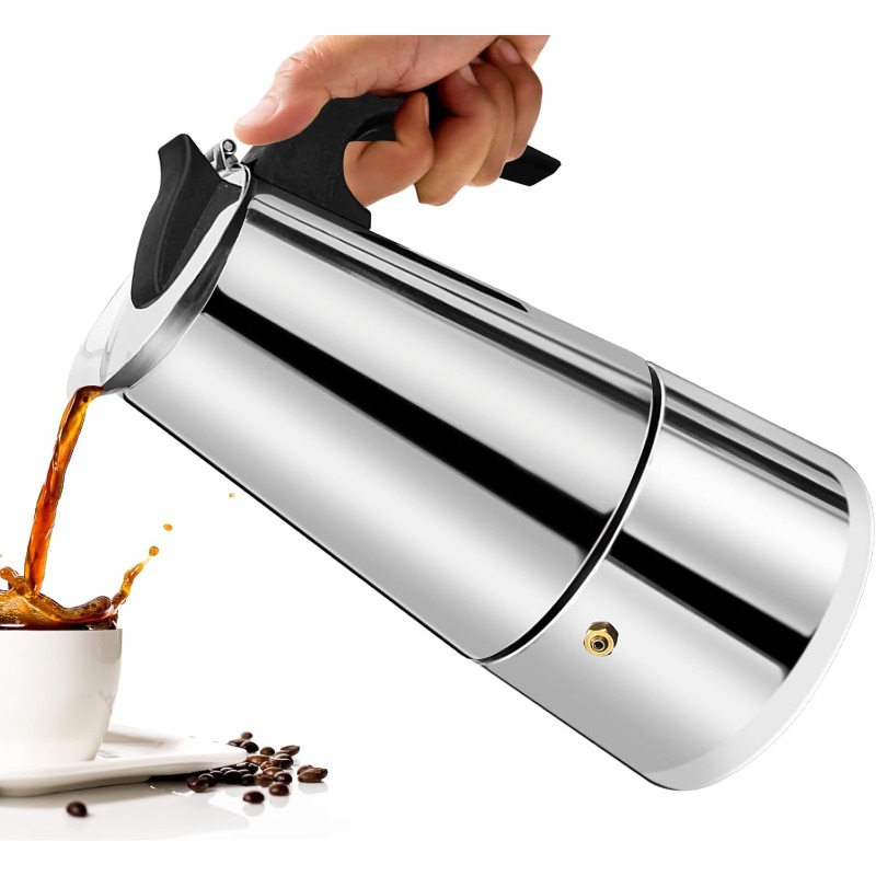 Moka Pot Stove - Kawiarka do moka ze stali nierdzewnej