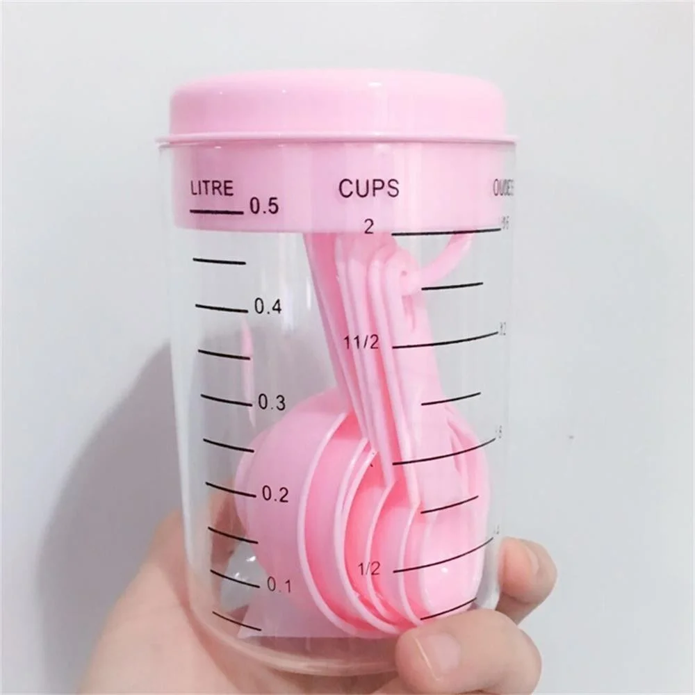Coffee Tea And Sugar Set - 7 sztuk/zestaw plastikowe kubki pomiarowe i