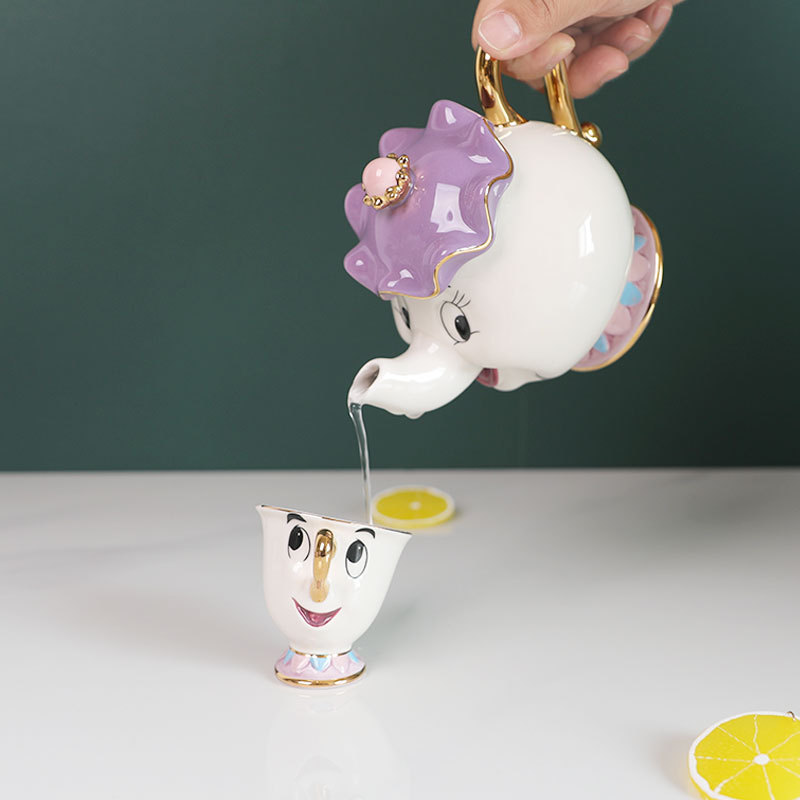 Coffee Tea And Sugar Set - Dostępne Czajniki Urocze Kreskówkowe Piękna i