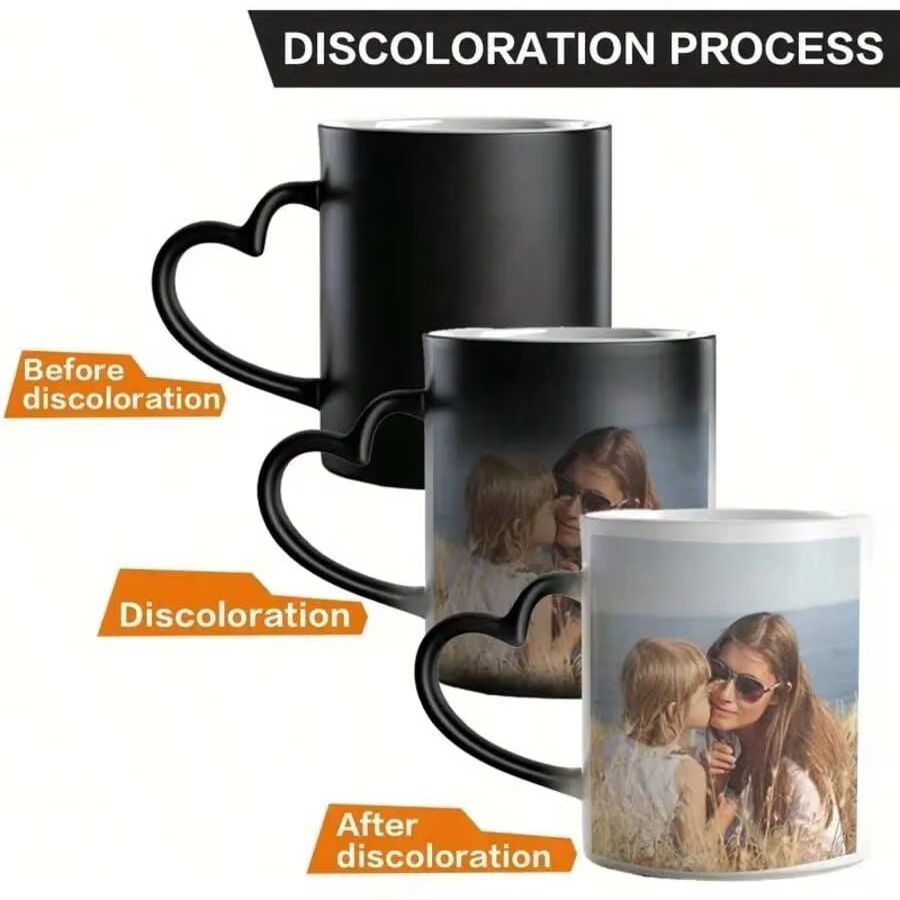 Coffee Tea Images - Spersonalizowany Kubek do Kawy z Termoczułym