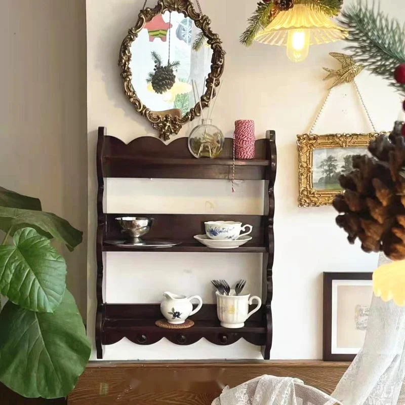Półka ścienna w stylu retro z  – Coffee Tea Images recenzja i cena